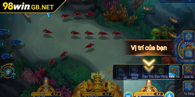 Bắn Cá Dễ Dàng 98win – Bí Quyết Săn Thưởng Đỉnh Cao Từ Cao Thủ 3 Bắn ngay khi cá xuất hiện