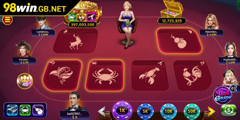 Bầu Cua 98WIN - Chơi Vui Trúng Thưởng Lớn Nhận Quà Liền Tay 2 Tỷ lệ thưởng minh bạch qua mỗi ván đấu