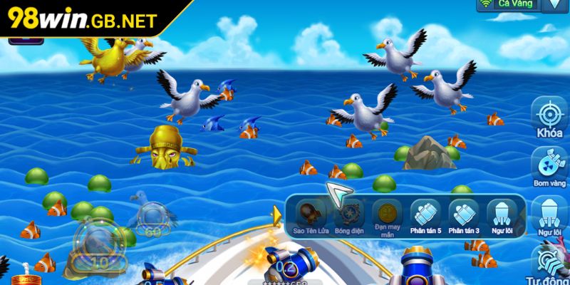 Câu Vàng 98win - Tựa Game Thu Hút Đông Đảo Người Chơi 3 Khai thác triệt để các tính năng đặc biệt