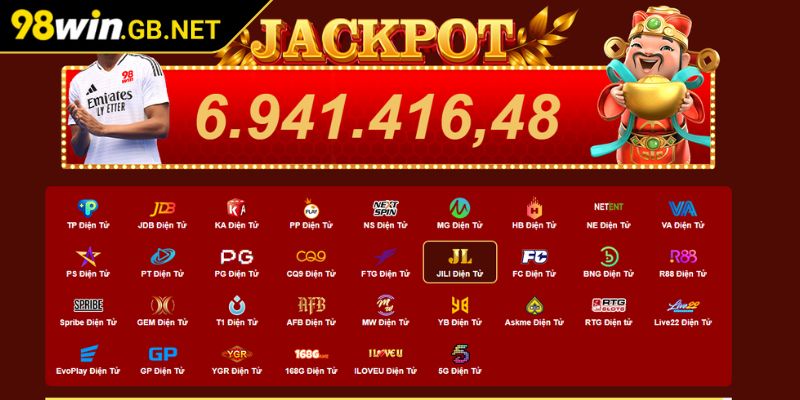 Tổng quan về sảnh JILI 98win
