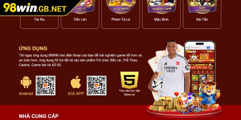 Tải App 98win 2 Các bước tải app 98WIN cho iOS nhanh chóng