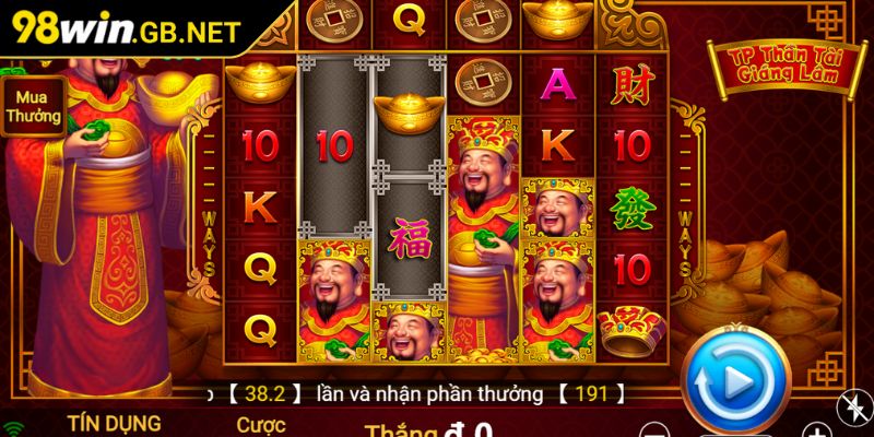 Thần Tài Giáng Lâm 98Win - Cách Chơi và Chiến Lược Thắng Lớn 2 Giao diện đồ họa ấn tượng